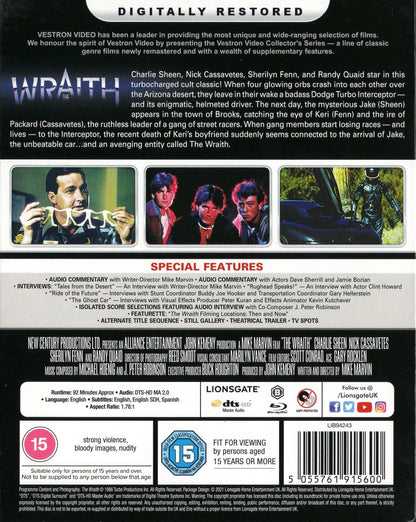 Wraith (USA 1986) BD SLIPCOVER