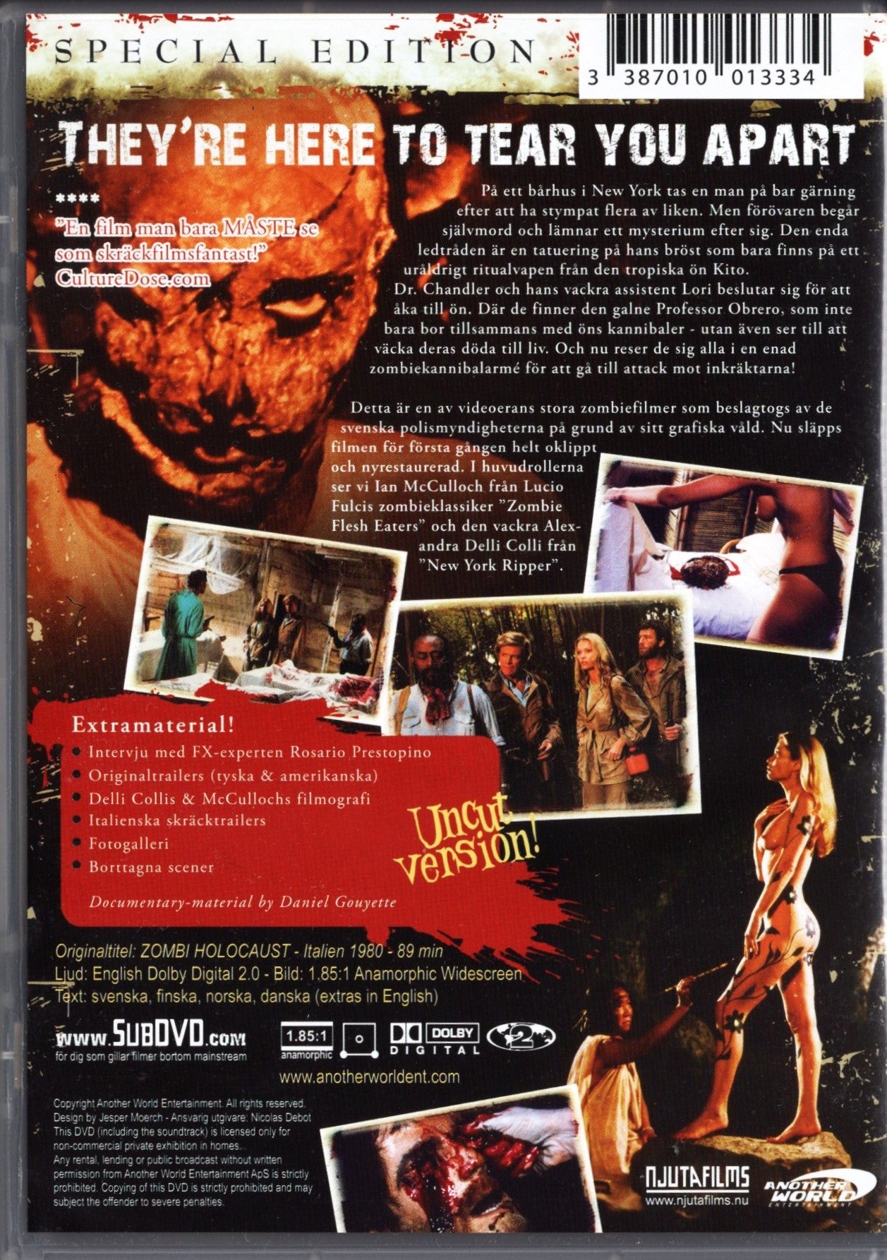 Zombie Collection (Italia 1979-1981) - DVD KÄYTETTY