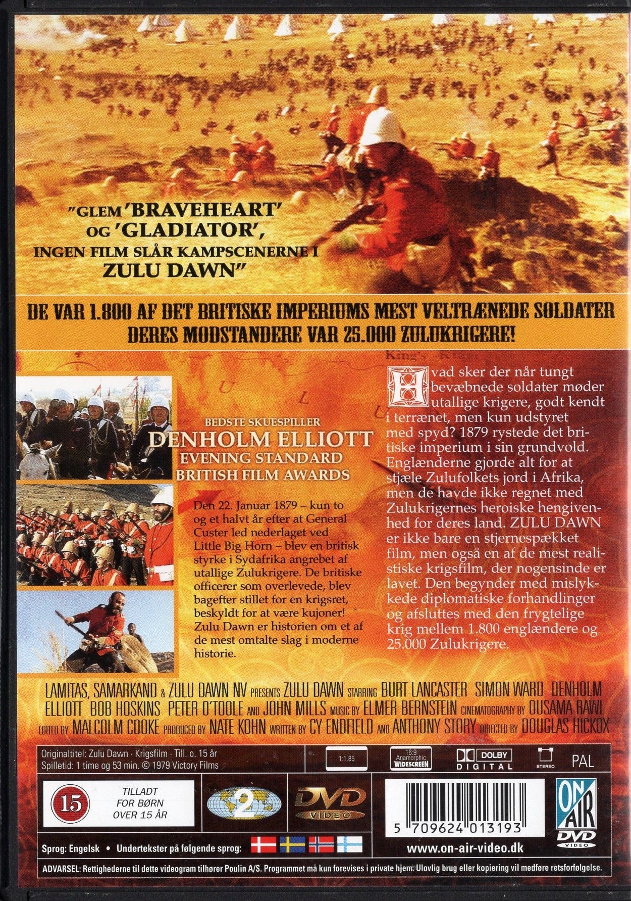 Zulu Dawn – Taistelu aamunkoitteessa (1979) DVD KÄYTETTY